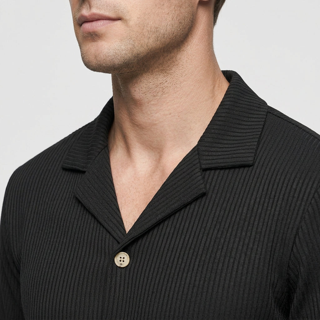 Ensemble Chemise et Short Décontracté Coupe Fluide pour Homme