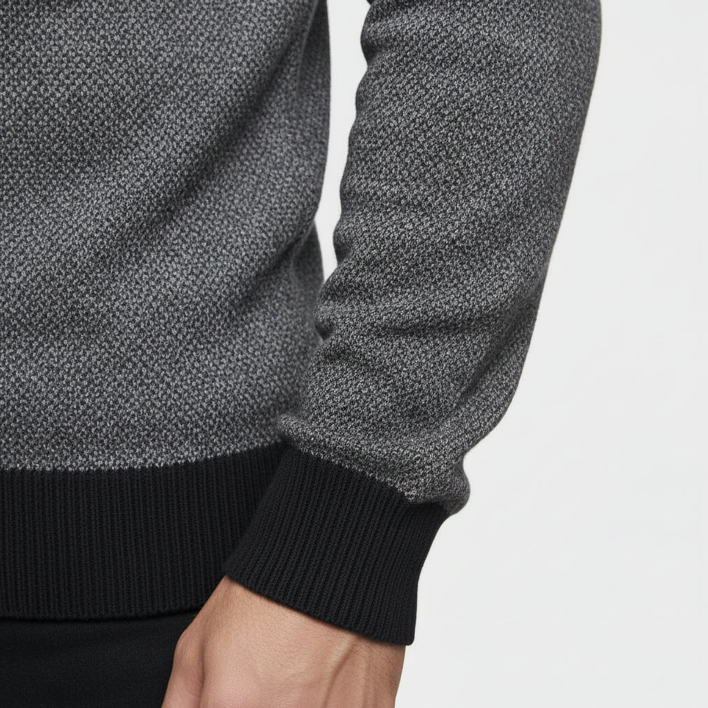 Pull Coton Léger Maille Fine Col Rond pour Homme