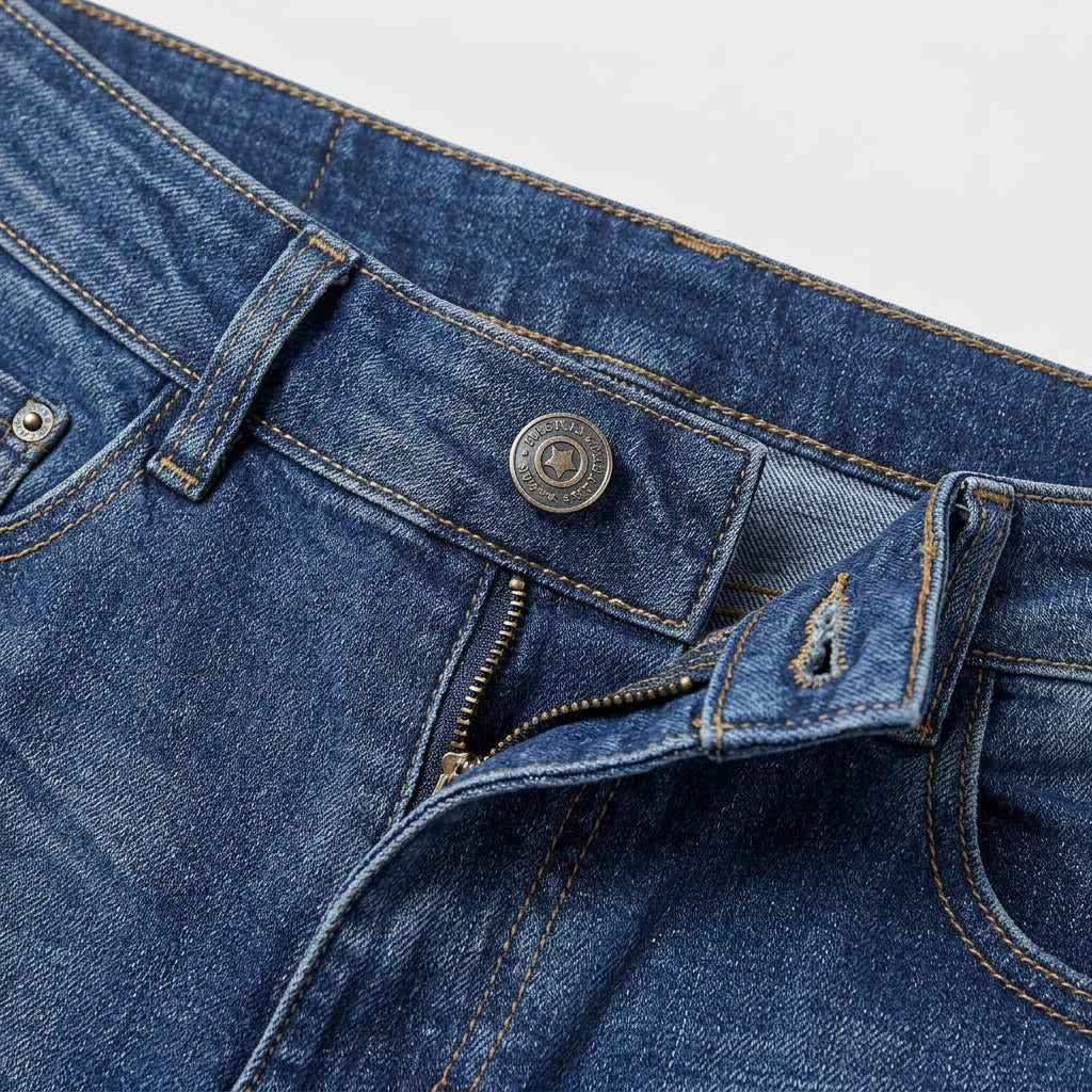 Jean Denim Classique Coupe Droite pour Homme