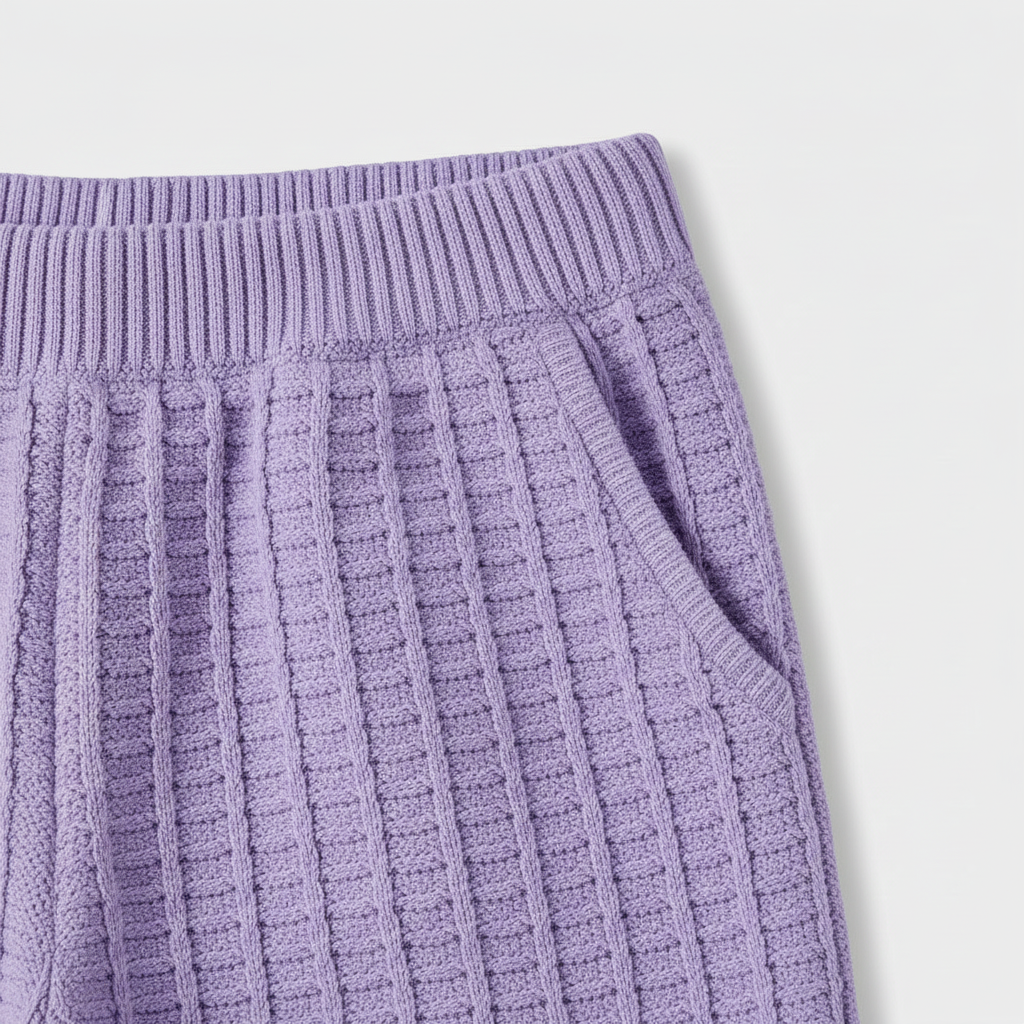 Ensemble Short Maille Ajourée Sans Manches pour Homme