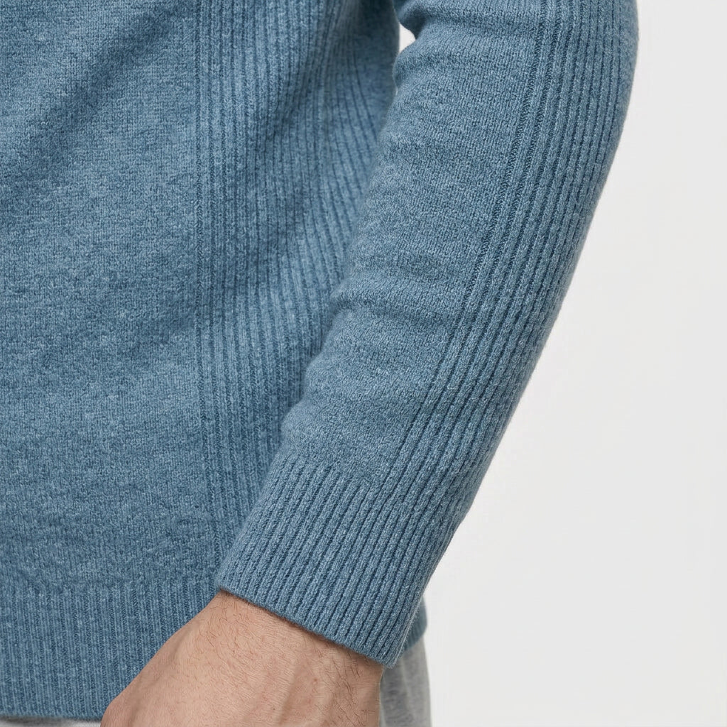 Pull Maille Épaisse Col Montant pour Homme
