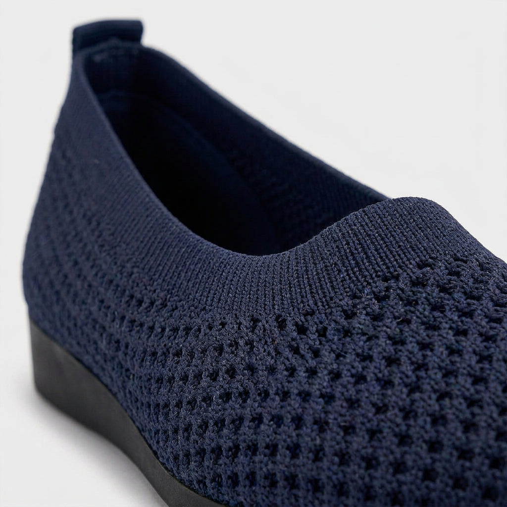 Ballerines Mesh Bout Rond Tricot Respirant pour Femme