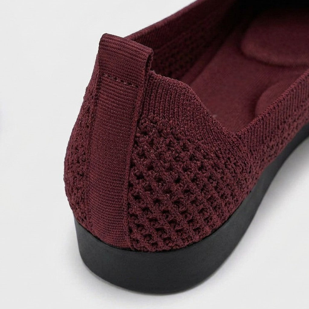 Ballerines Mesh Bout Rond Tricot Respirant pour Femme
