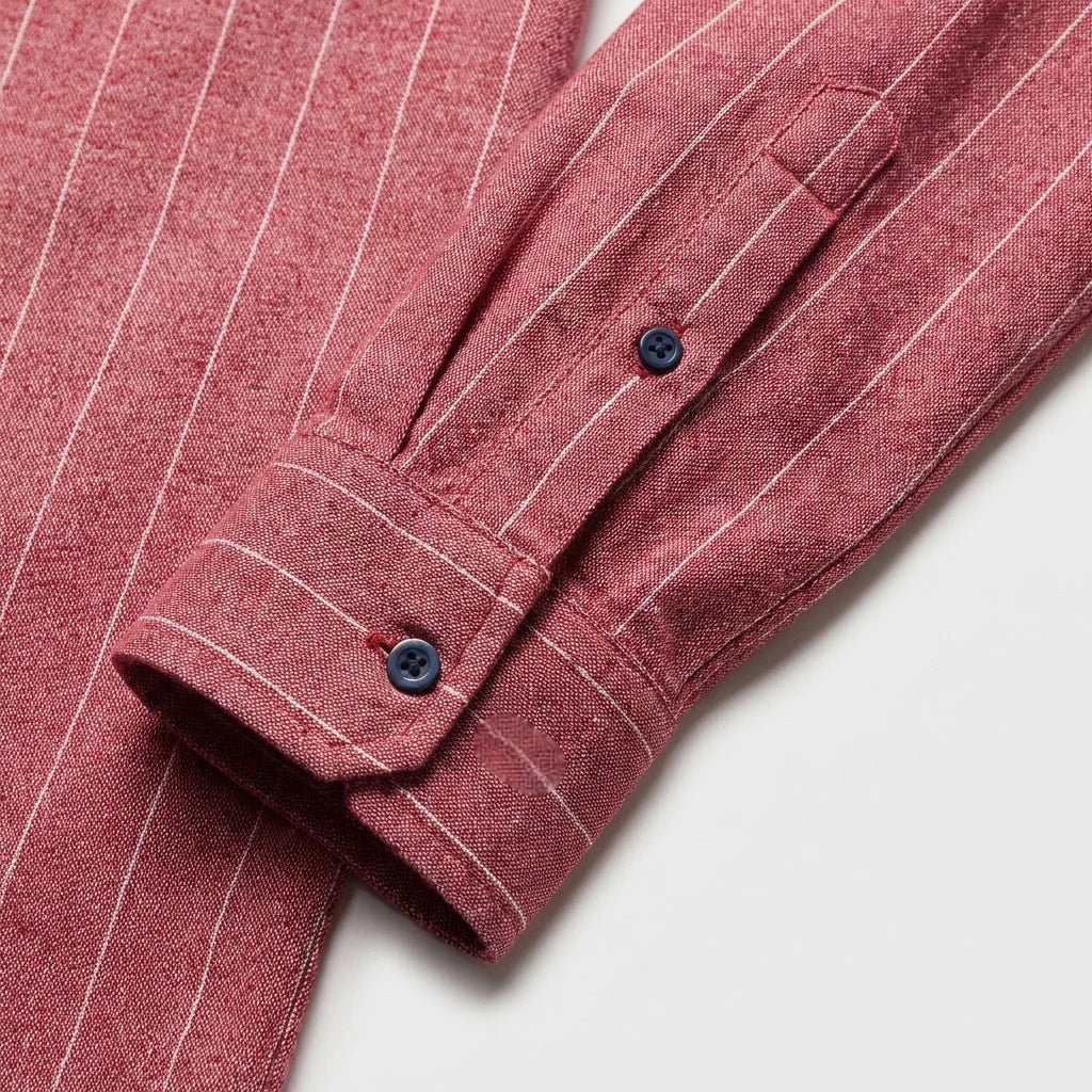 Chemise À Carreaux Tissage Structuré Coupe Régulière pour Homme
