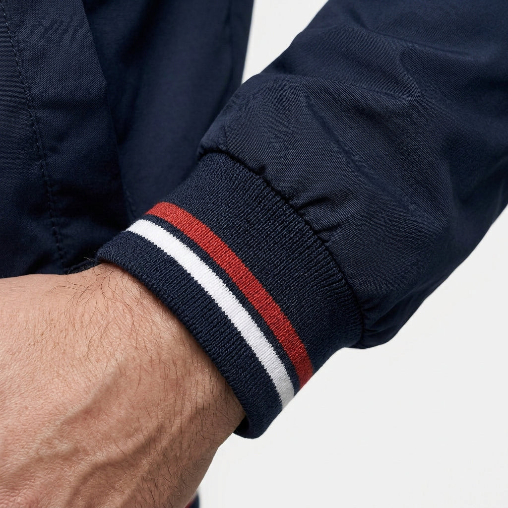 Veste Bomber Légère Col Côtelé pour Homme