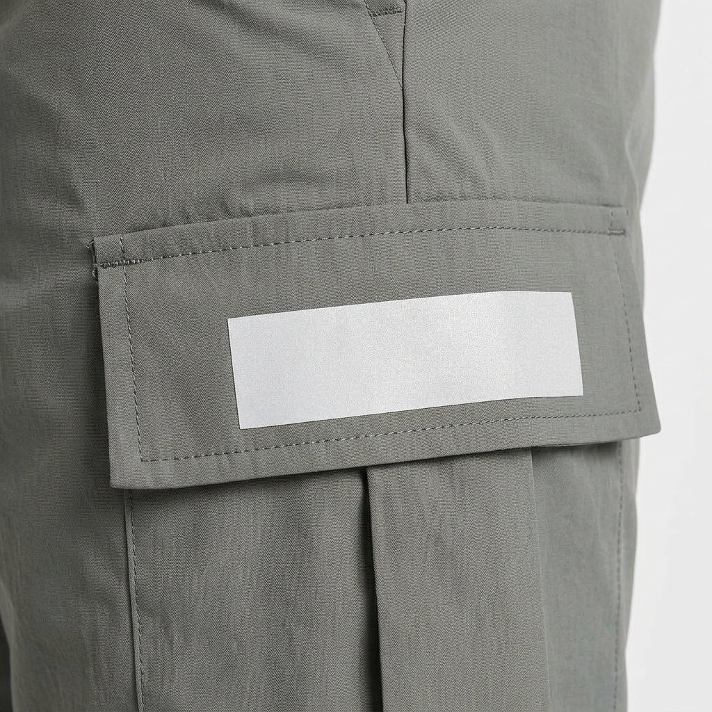Men's Elastic Waist Side Pocket Cargo Shorts