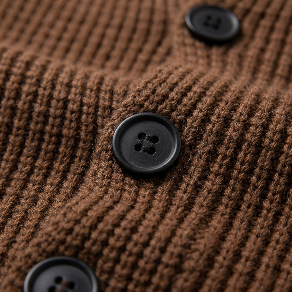 Men's Structured Knit Blazer Cardigan