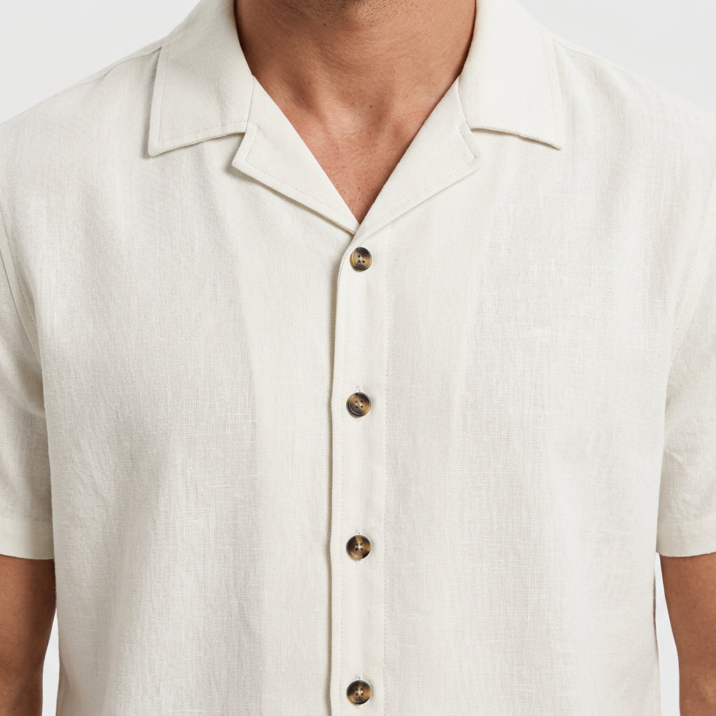 Ensemble Plage Lin Coupe Fluide Pour Homme