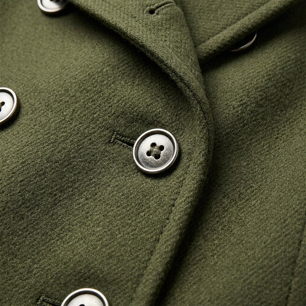 Trenchcoat Long Élégant Coupe Classique pour Femme