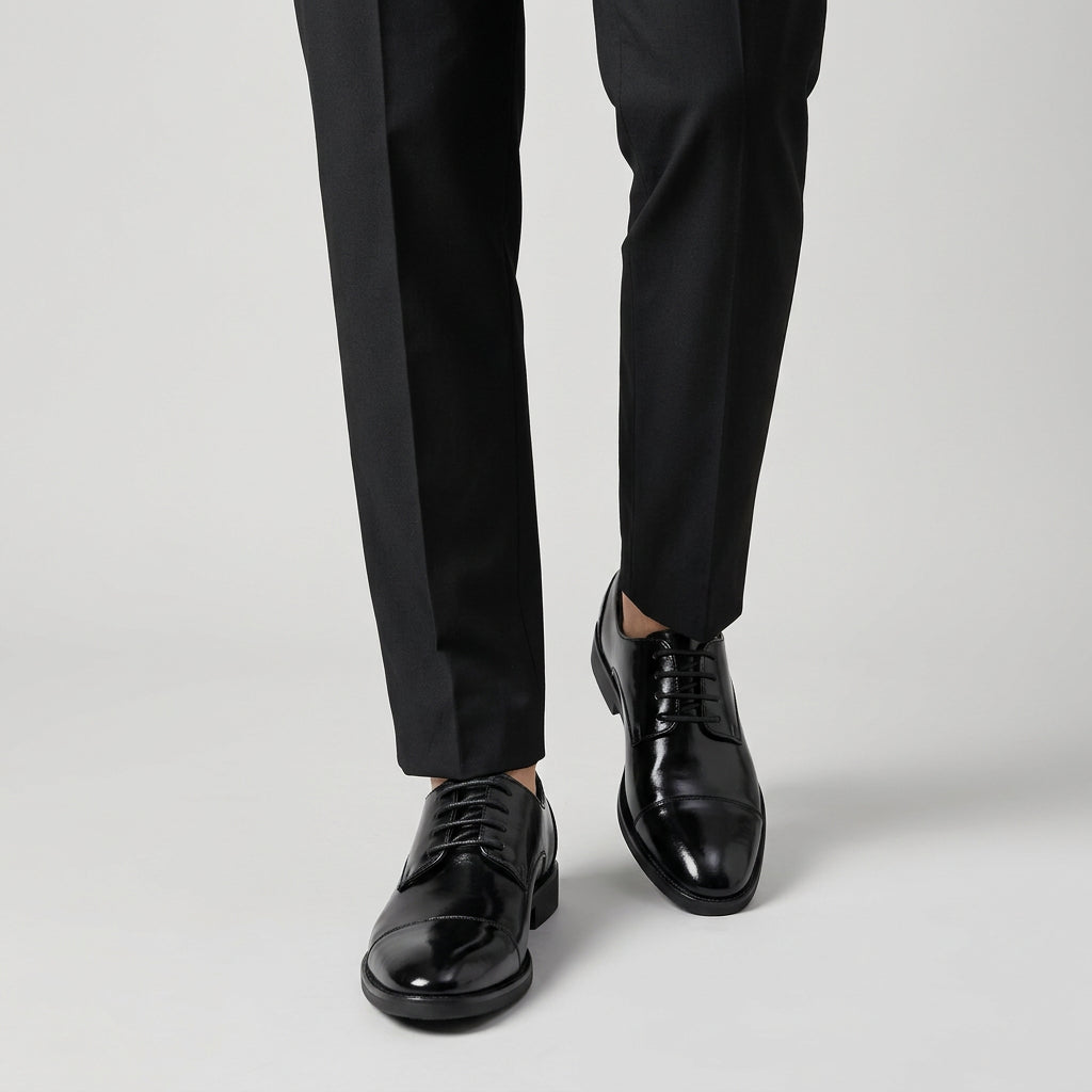 Oxford Cuir Pleine Fleur Cousu Goodyear pour Homme