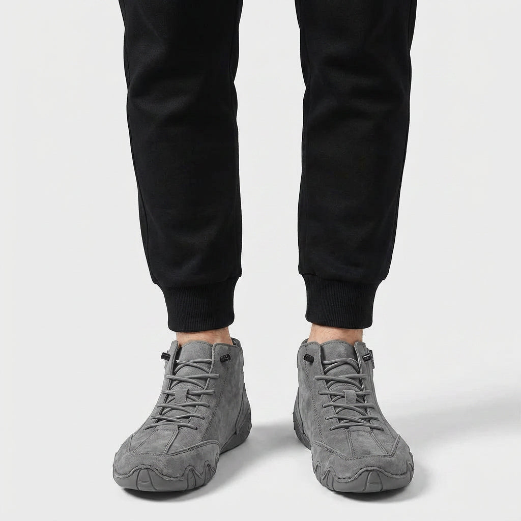 Sneakers Montantes Casual Lacets Bride Cheville pour Homme