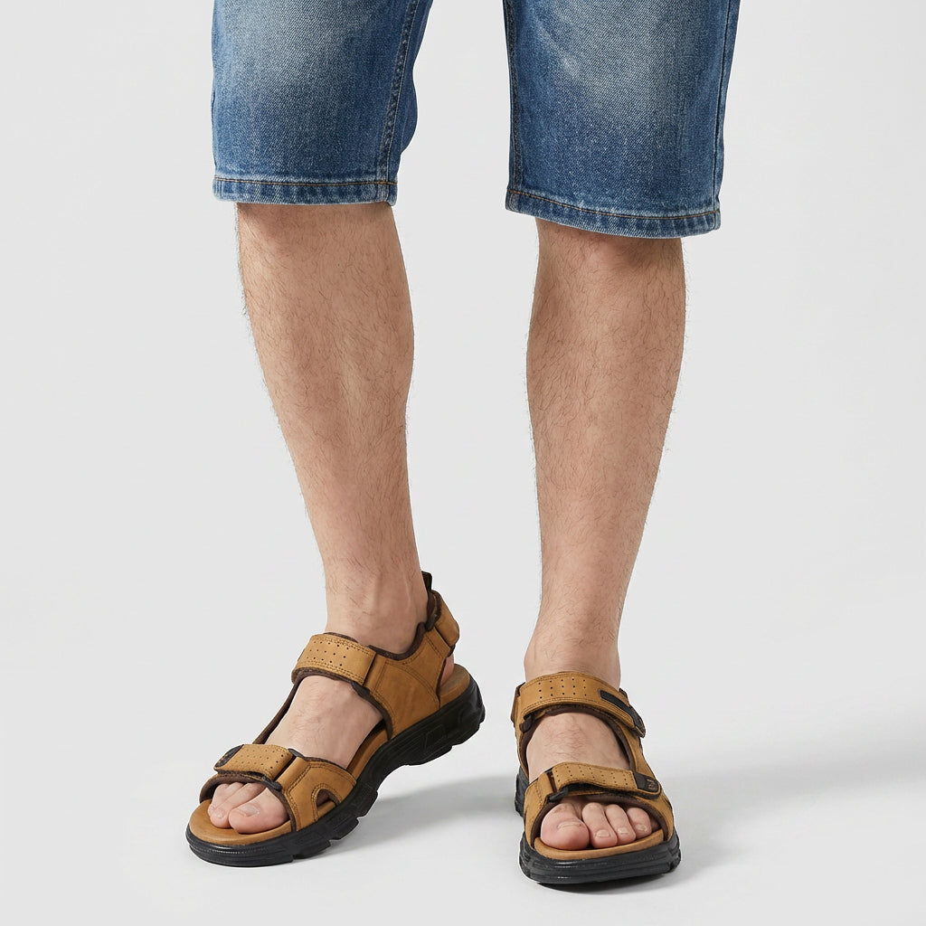 Sandales Orthopédiques Confort Semelle Ergonomique pour Homme