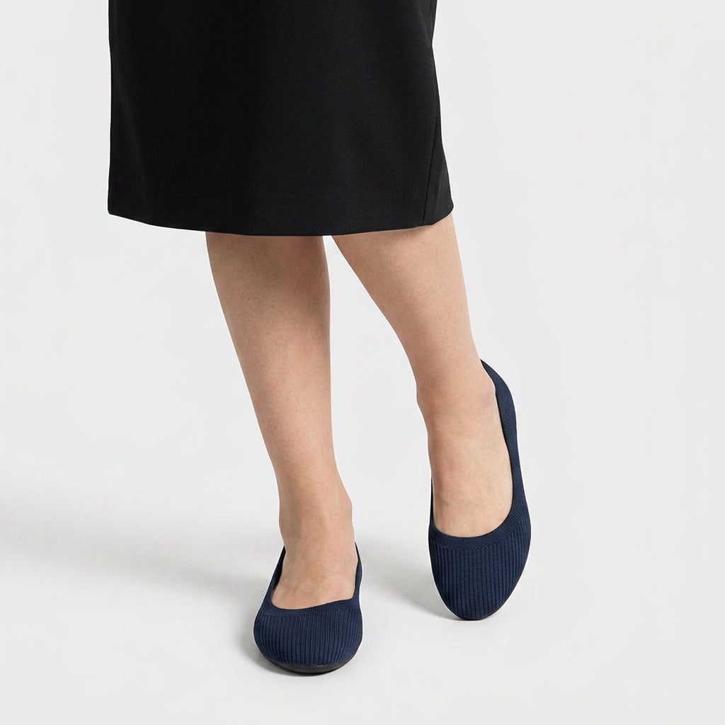 Ballerines Maille Stretch Slip-On Respirantes pour Femme