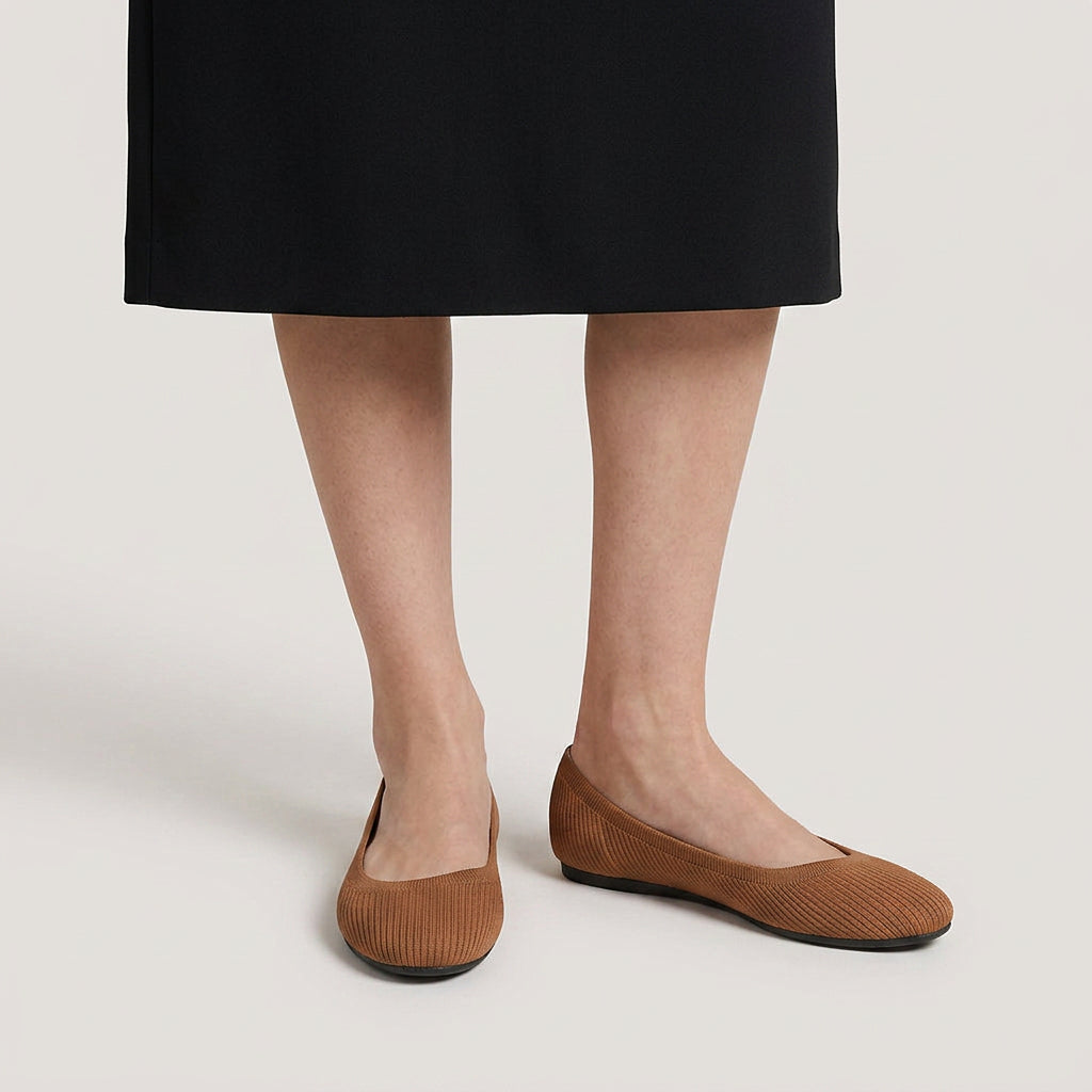 Ballerines Maille Stretch Slip-On Respirantes pour Femme