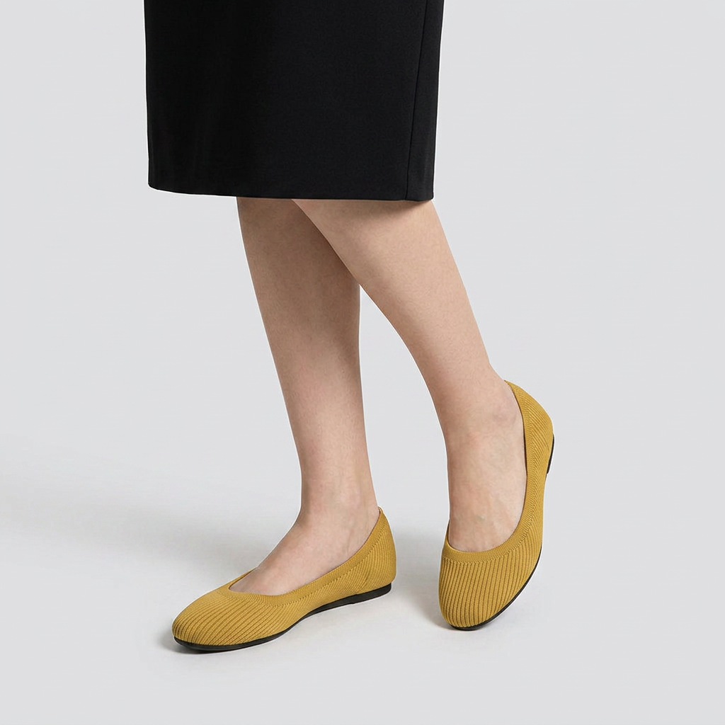Ballerines Maille Stretch Slip-On Respirantes pour Femme