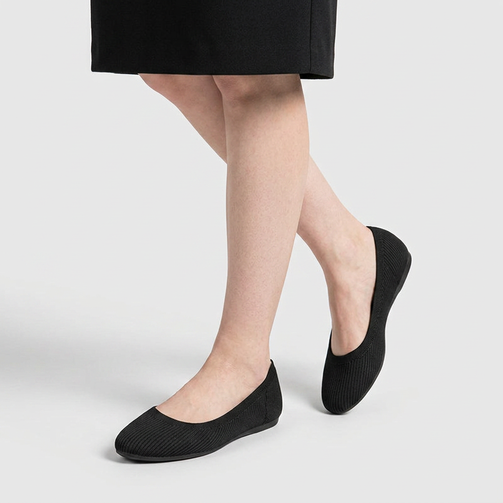 Ballerines Maille Stretch Slip-On Respirantes pour Femme