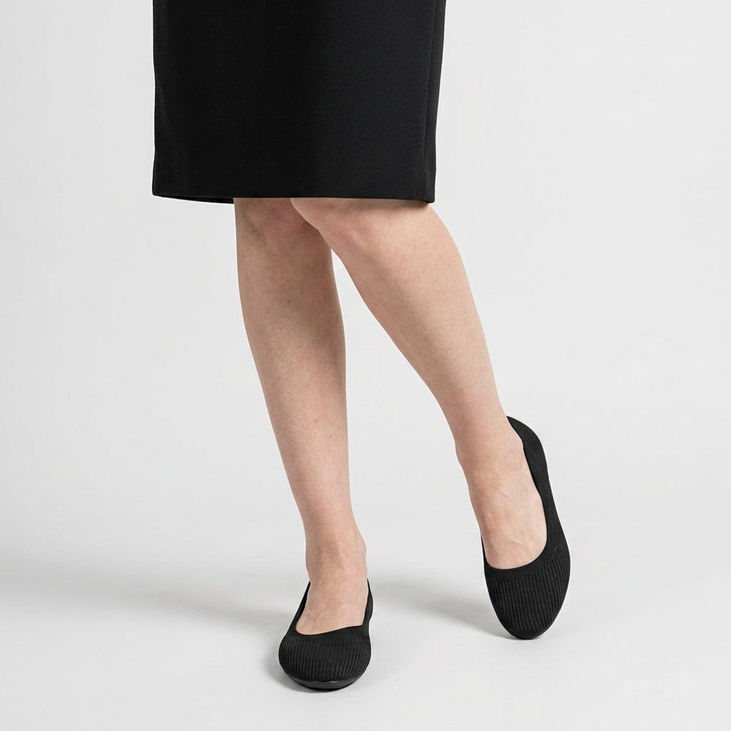 Ballerines Maille Stretch Slip-On Respirantes pour Femme