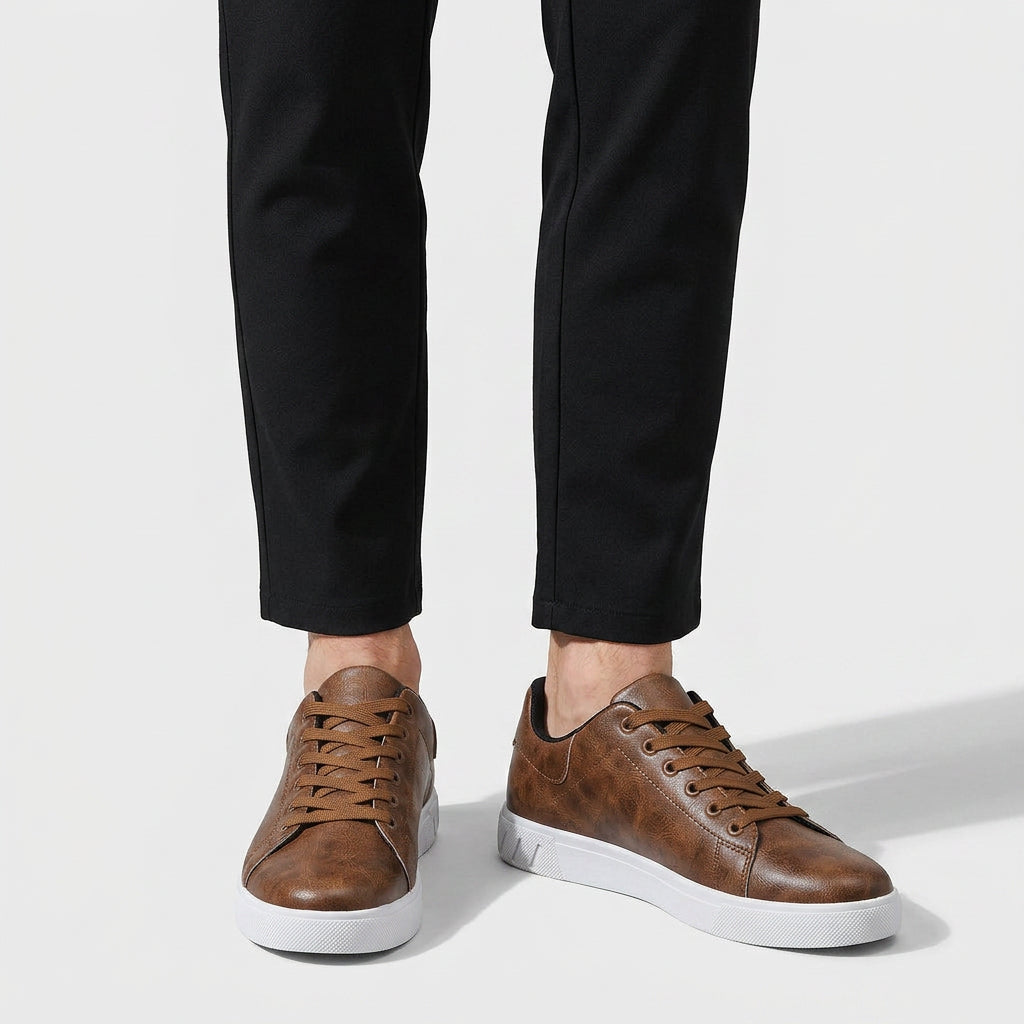 Sneakers Basses Classiques à Lacets pour Homme