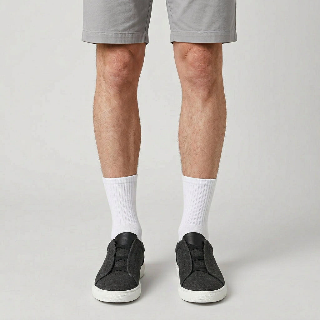 Sneakers Cuir Casual Confort pour Homme