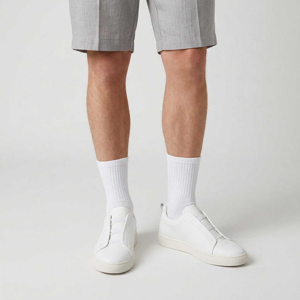 Sneakers Cuir Casual Confort pour Homme