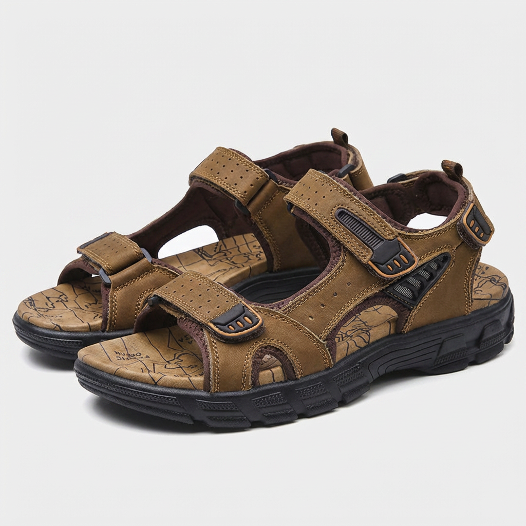 Sandales Orthopédiques Confort Semelle Ergonomique pour Homme