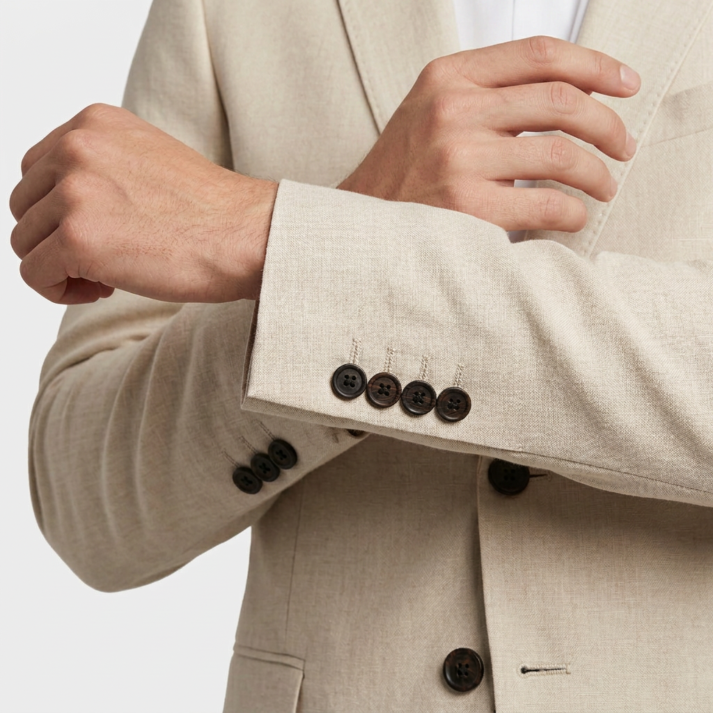 Ensemble Tailleur Trois Pièces Blazer Croisé pour Homme