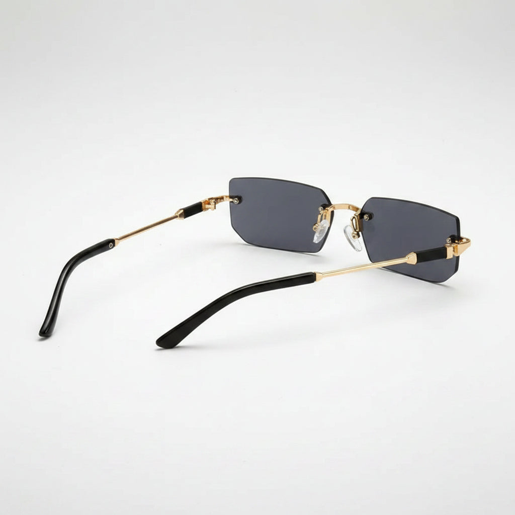 Lunettes Sans Monture Verres Teintés Profil Fin pour Homme