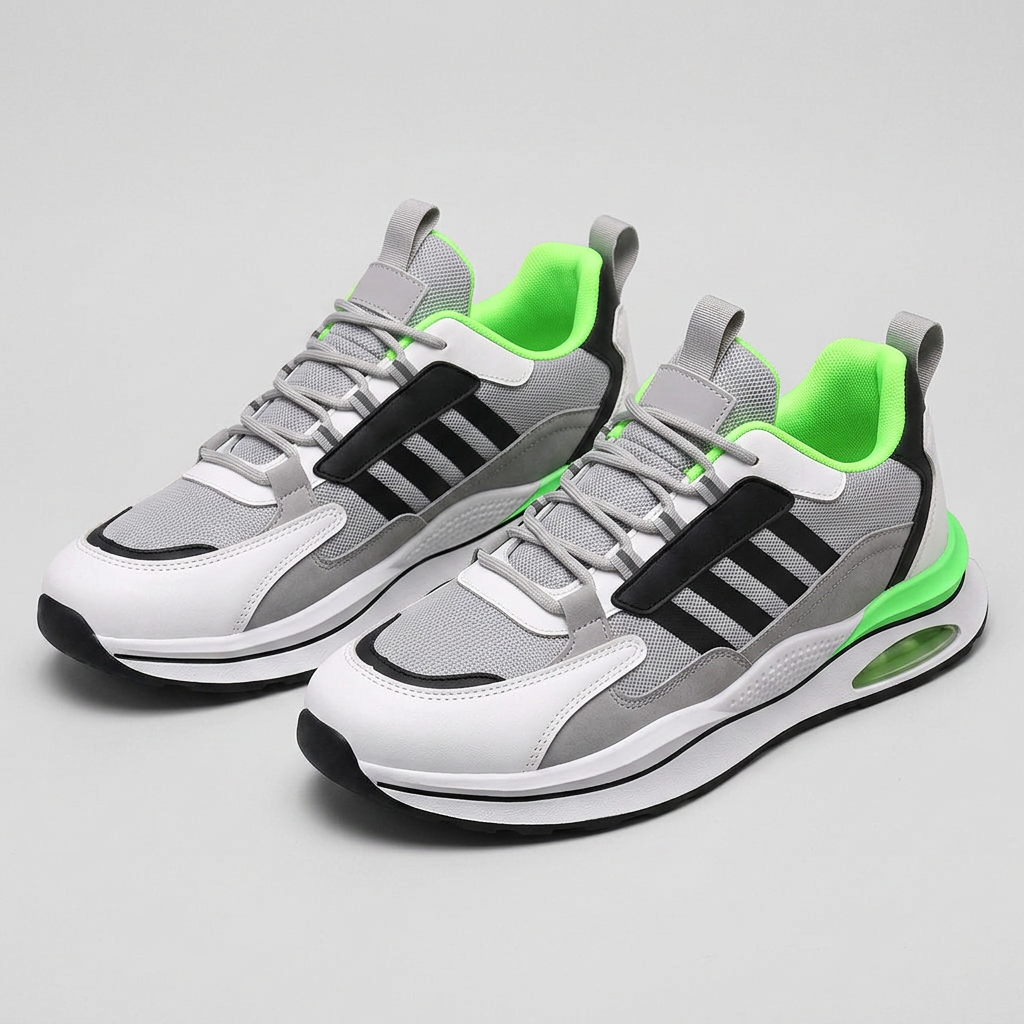 Sneakers Casual Semelle Épaisse Mesh Respirant pour Homme