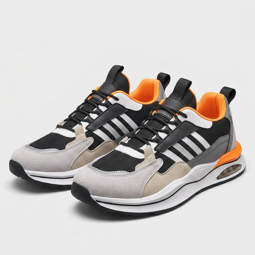 Sneakers Casual Semelle Épaisse Mesh Respirant pour Homme