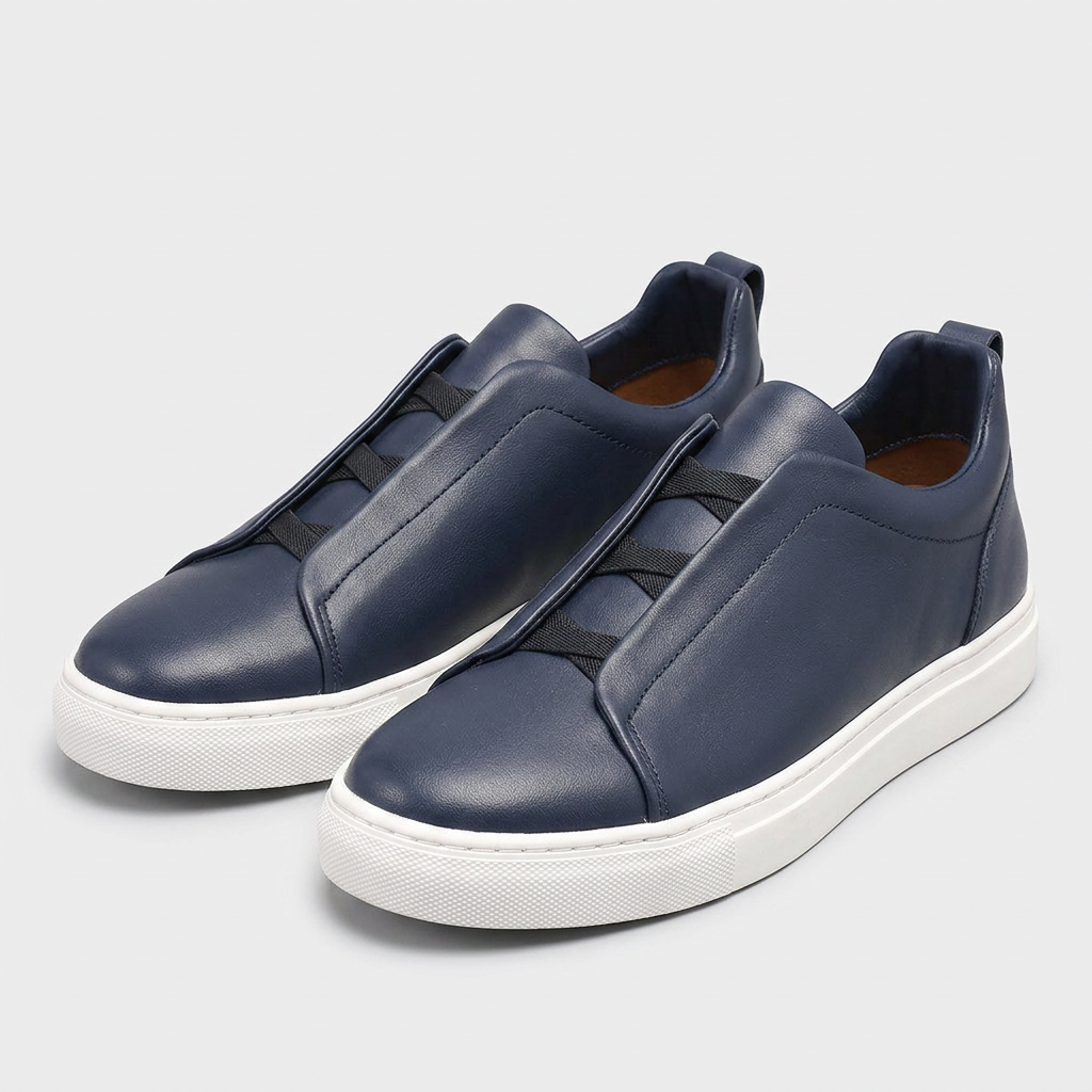Sneakers Cuir Casual Confort pour Homme