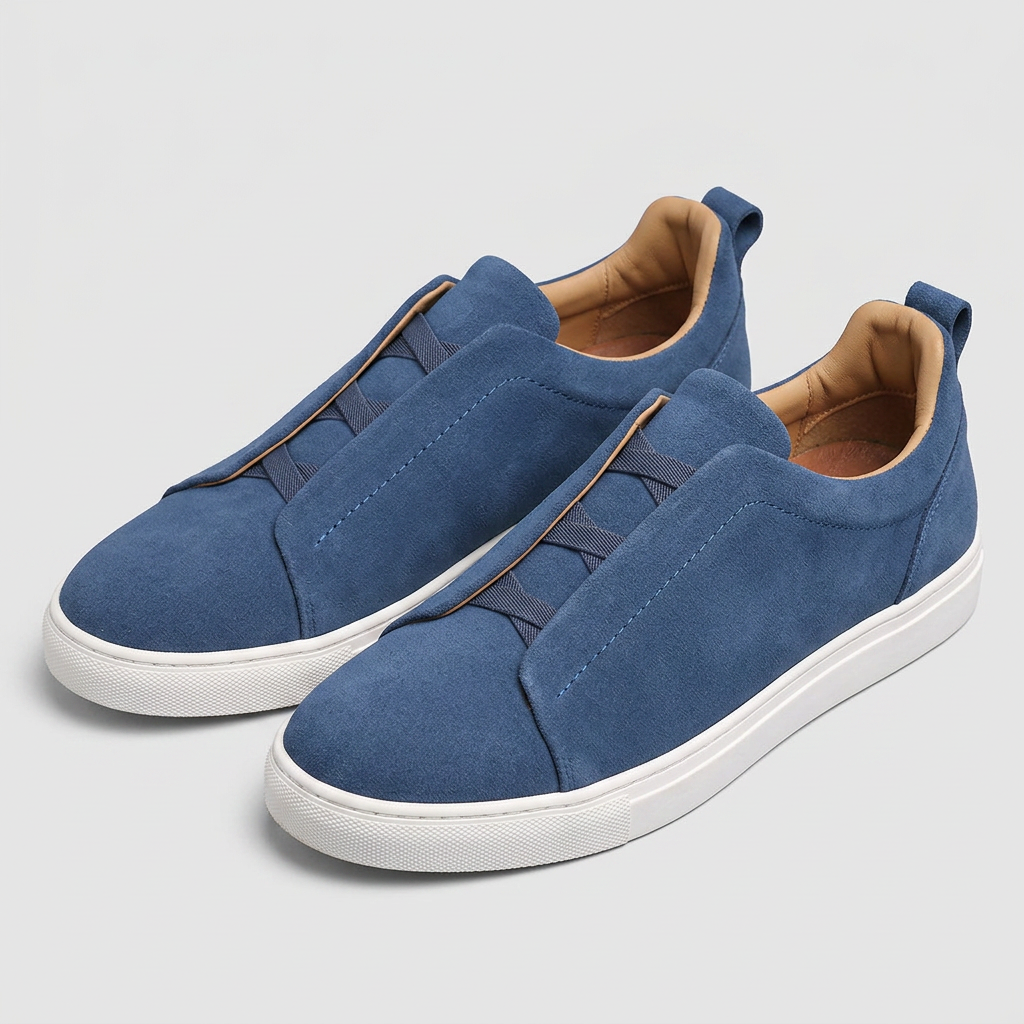 Sneakers Cuir Casual Confort pour Homme