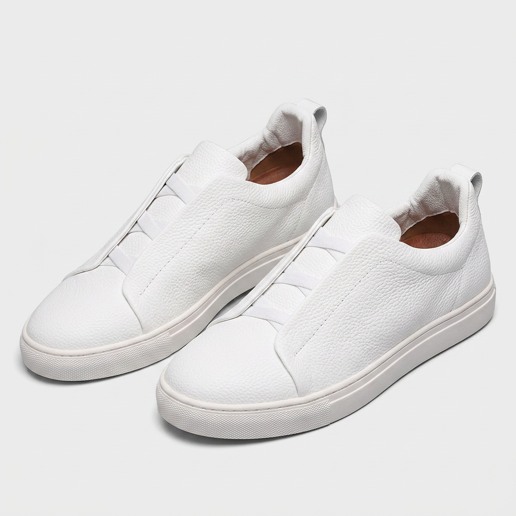 Sneakers Cuir Casual Confort pour Homme
