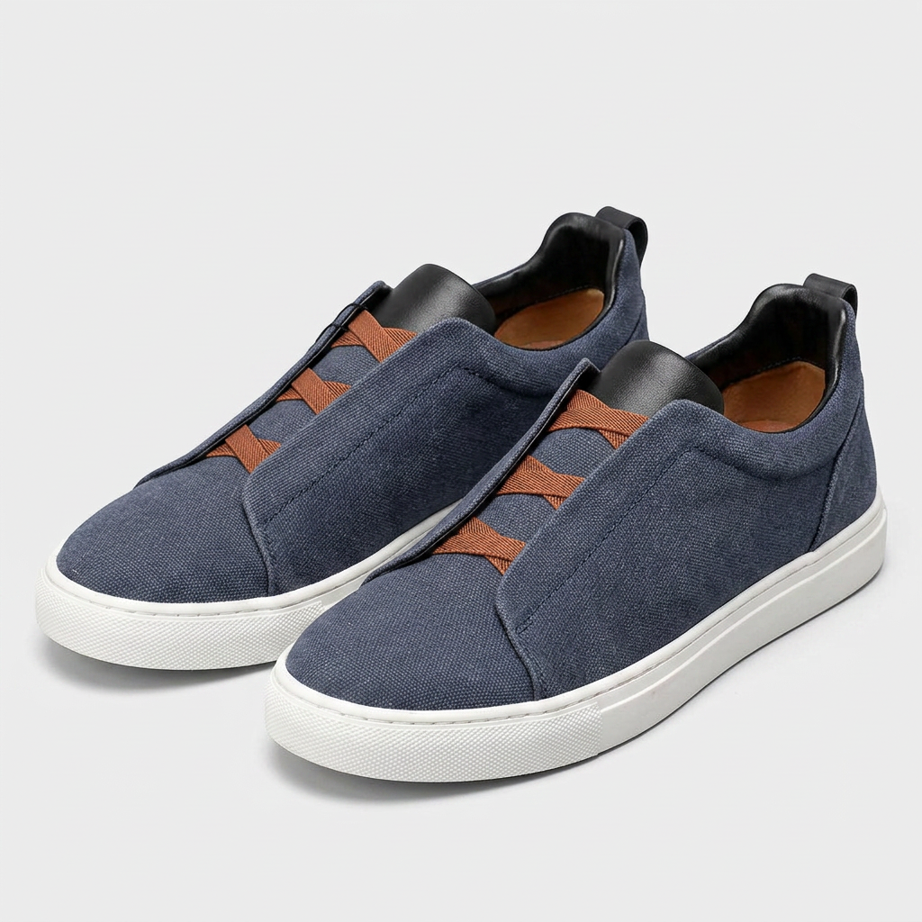 Sneakers Cuir Casual Confort pour Homme