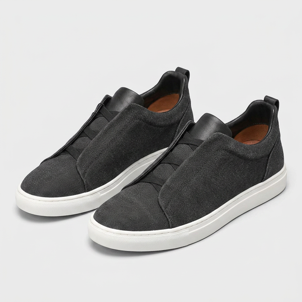 Sneakers Cuir Casual Confort pour Homme