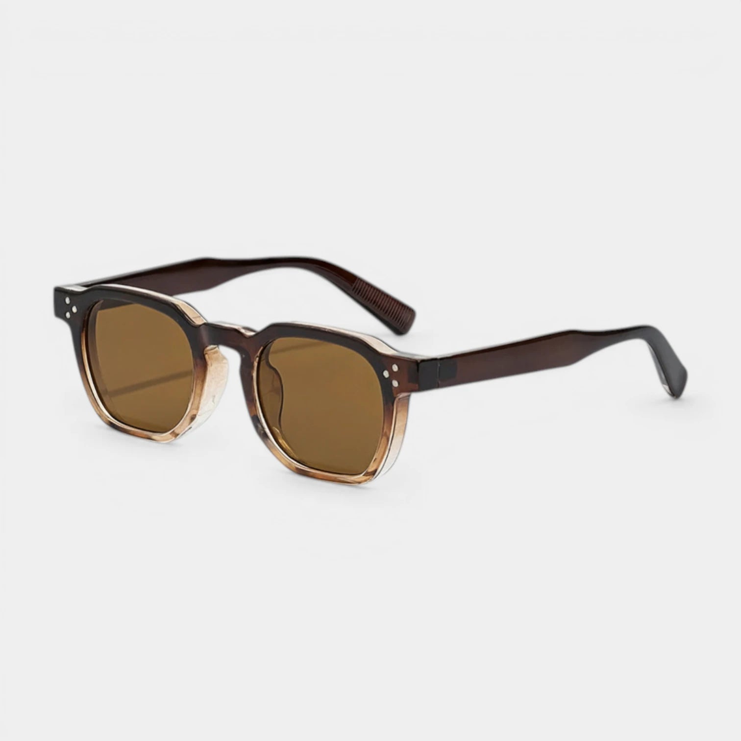 Lunettes Carrées Monture Épaisse Verres Teintés pour Homme