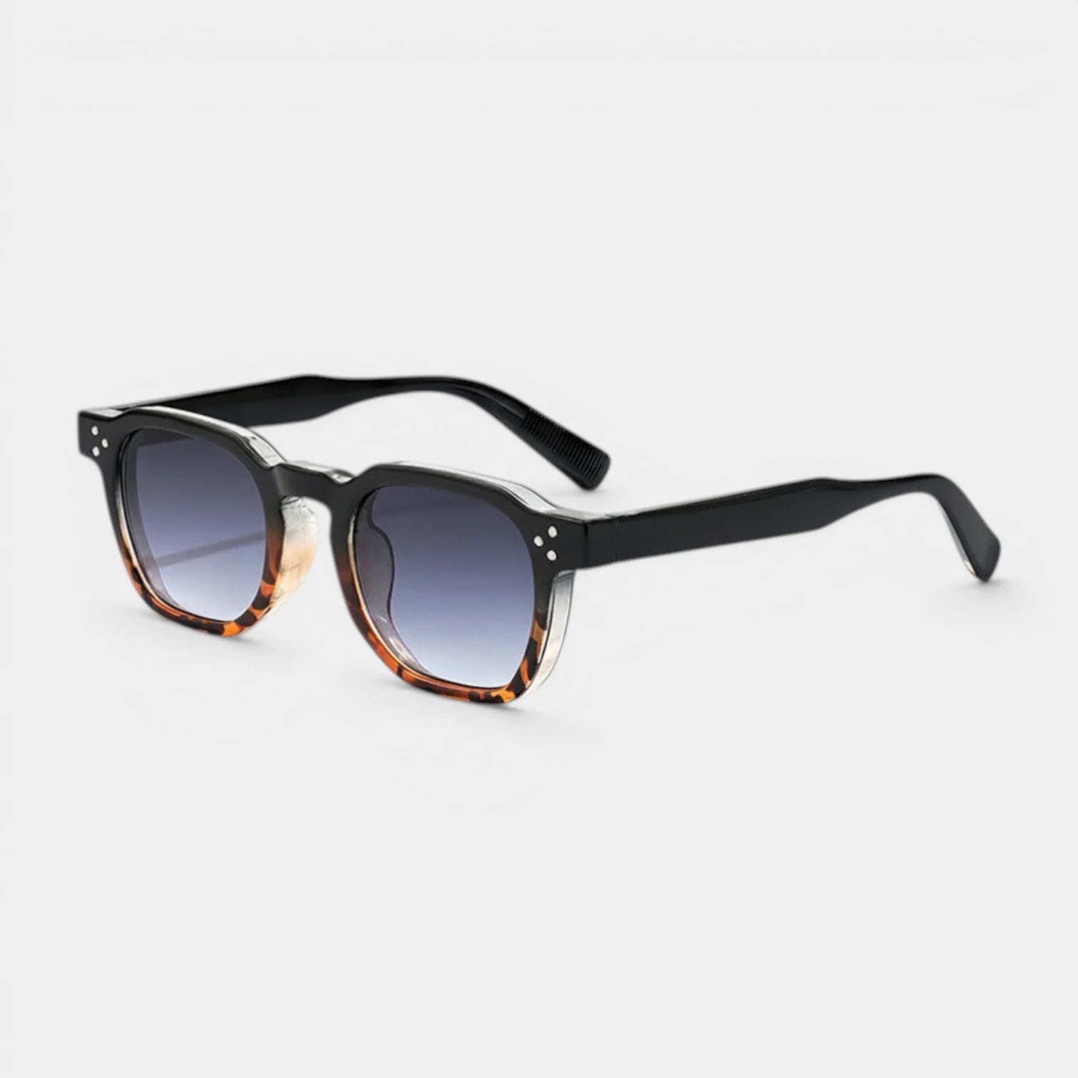 Lunettes Carrées Monture Épaisse Verres Teintés pour Homme