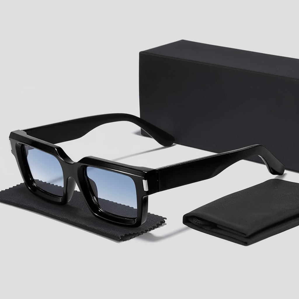 Lunettes Carrées Verres Dégradés Coupe Moderne pour Homme
