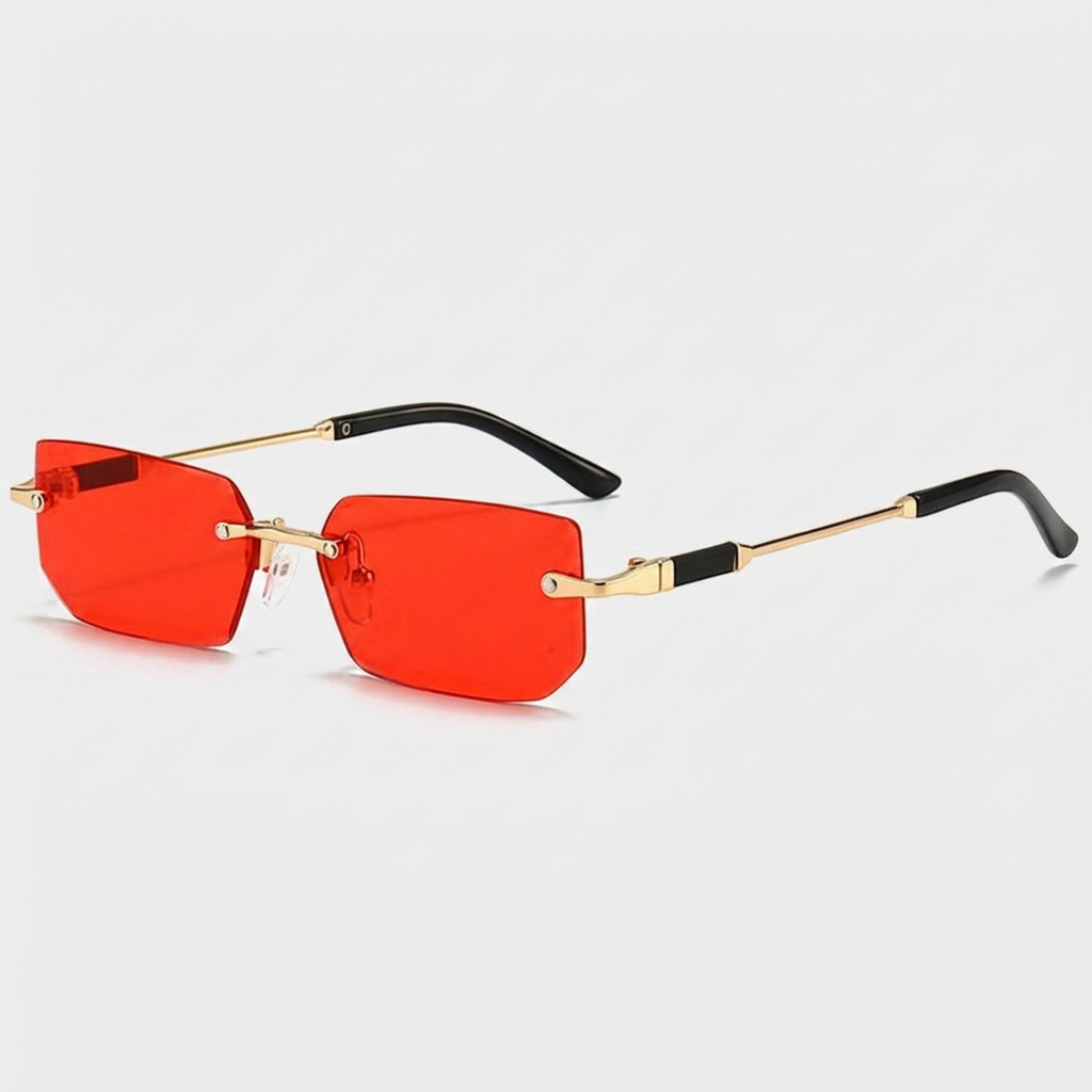 Lunettes Sans Monture Verres Teintés Profil Fin pour Homme