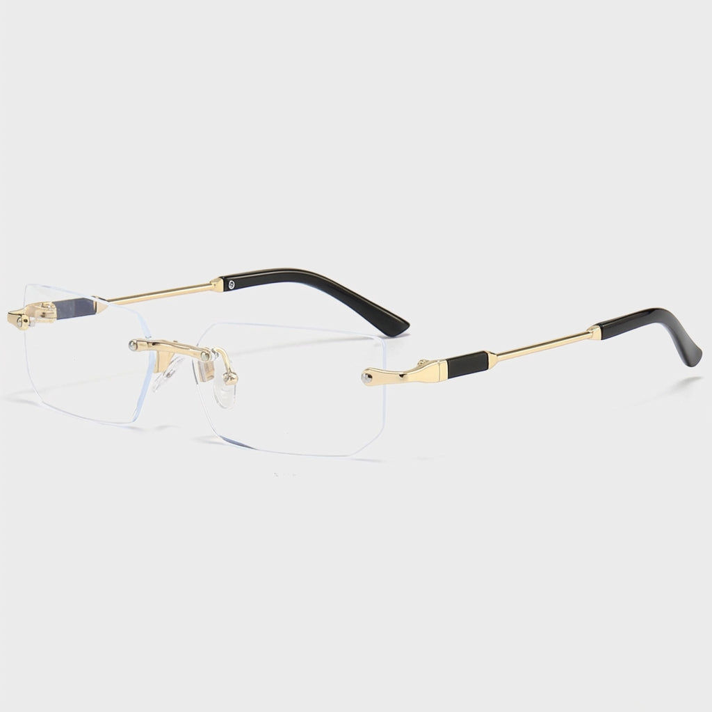Lunettes Sans Monture Verres Teintés Profil Fin pour Homme