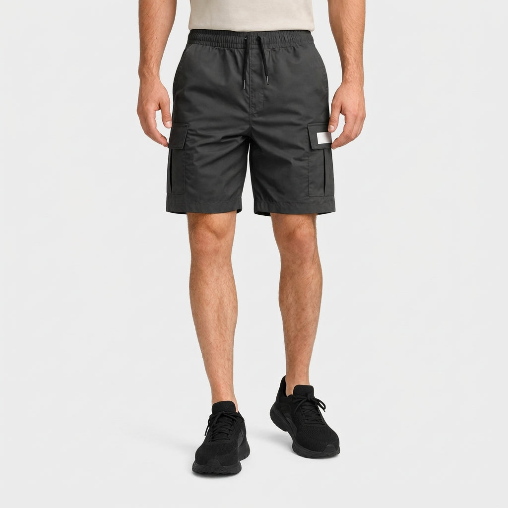 Short Cargo Taille Élastiquée Poche Latérale pour Homme