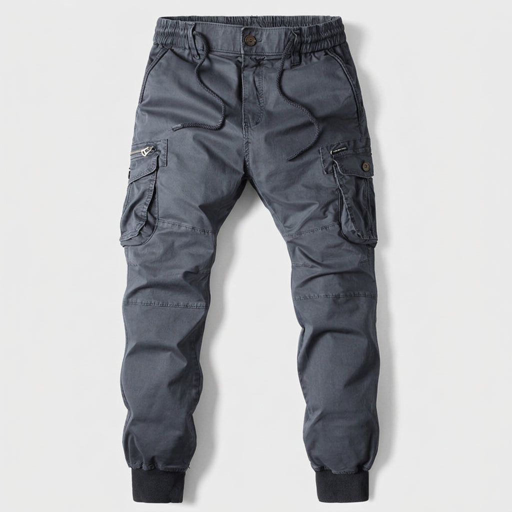 Pantalon Jogger Cargo Taille Élastiquée pour Homme