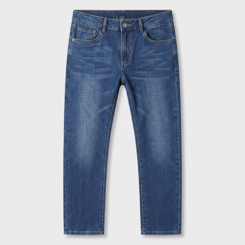 Jean Denim Classique Coupe Droite pour Homme