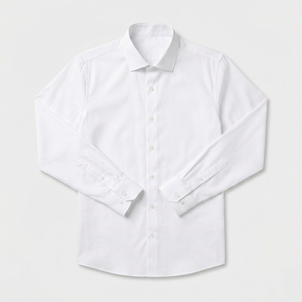Chemise Habillée Manches Longues Coupe Ajustée pour Homme