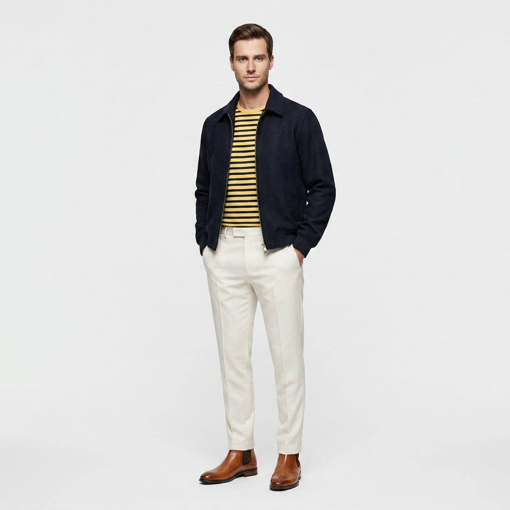 Bottines Chelsea Imperméables Empiècements Élastiques pour Homme