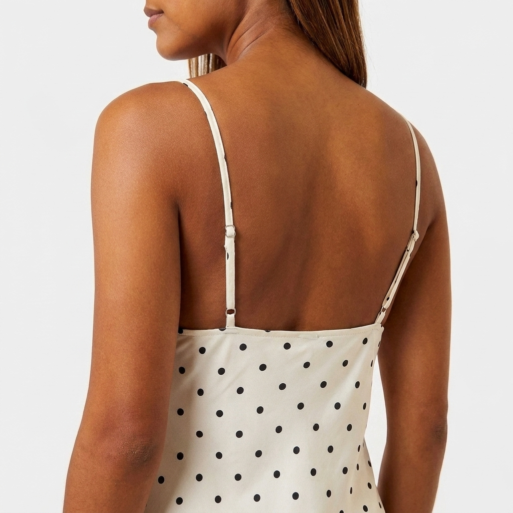 Robe Maxi Slip Dress Col V Dentelle Bretelles Fines Pour Femme