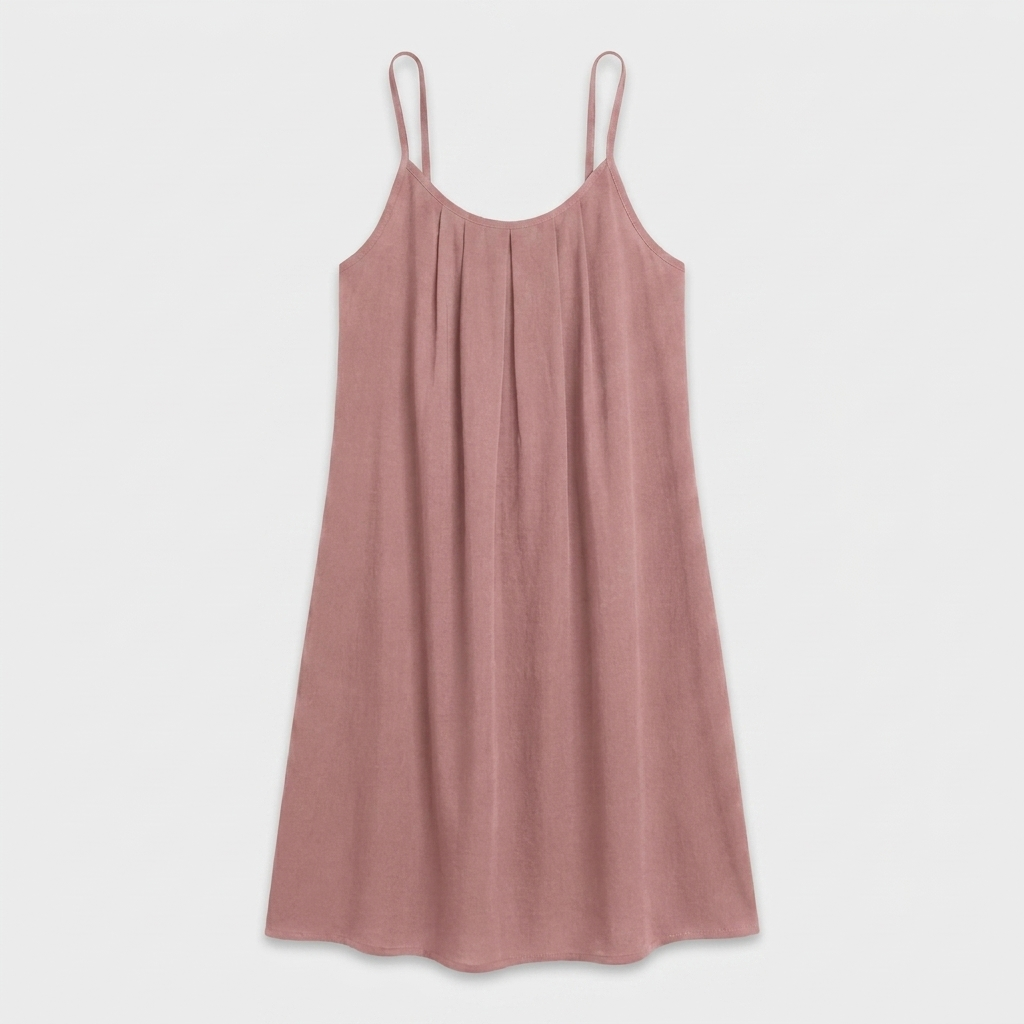 Robe Courte Lin Bretelles Fines Dos Nu Lacet Pour Femme