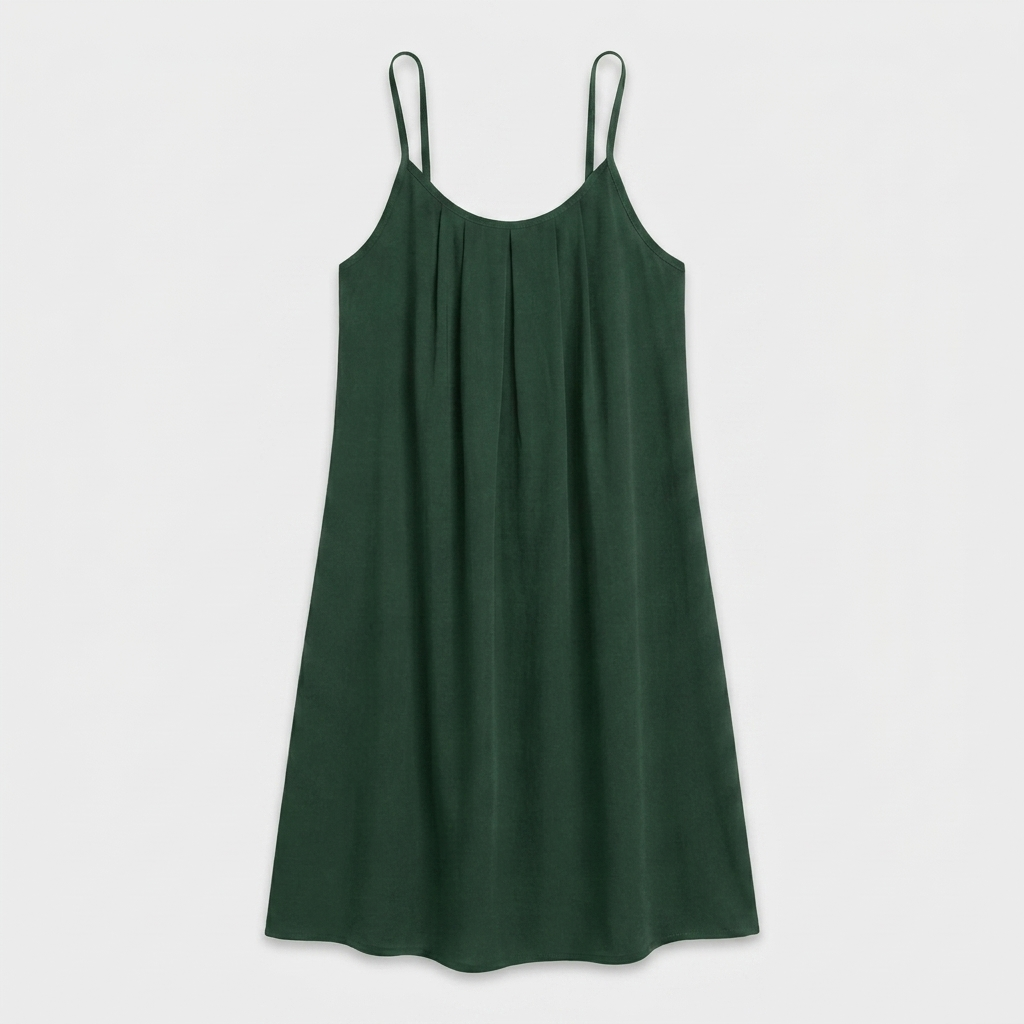 Robe Courte Lin Bretelles Fines Dos Nu Lacet Pour Femme