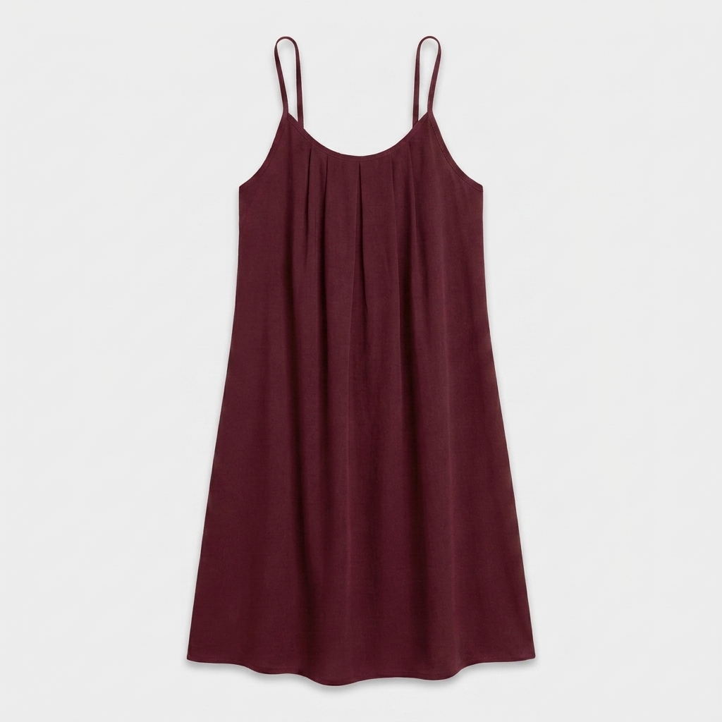 Robe Courte Lin Bretelles Fines Dos Nu Lacet Pour Femme