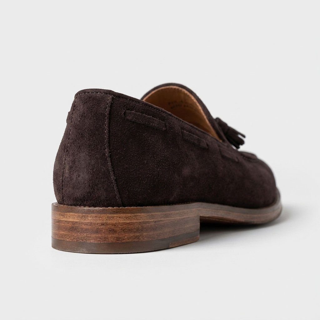 Mocassins Daim Glands Semelle Cuir Pour Homme