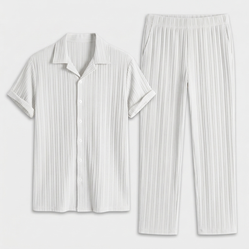 Ensemble Chemise et Pantalon Côtelé pour Homme